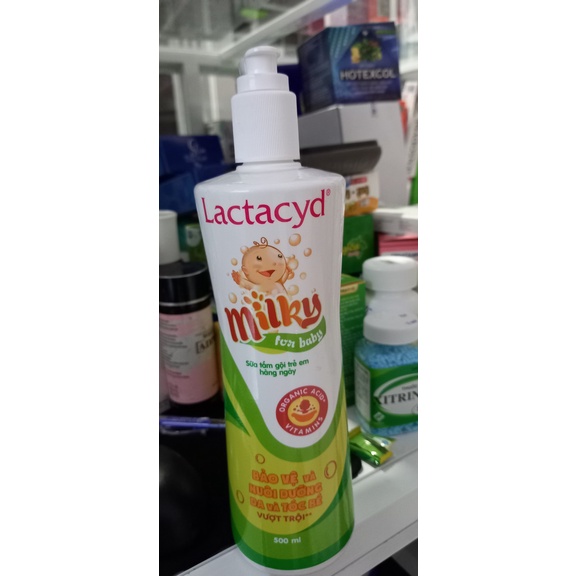 Sữa tắm trẻ em Lactacyd Milky 250ml-500ml