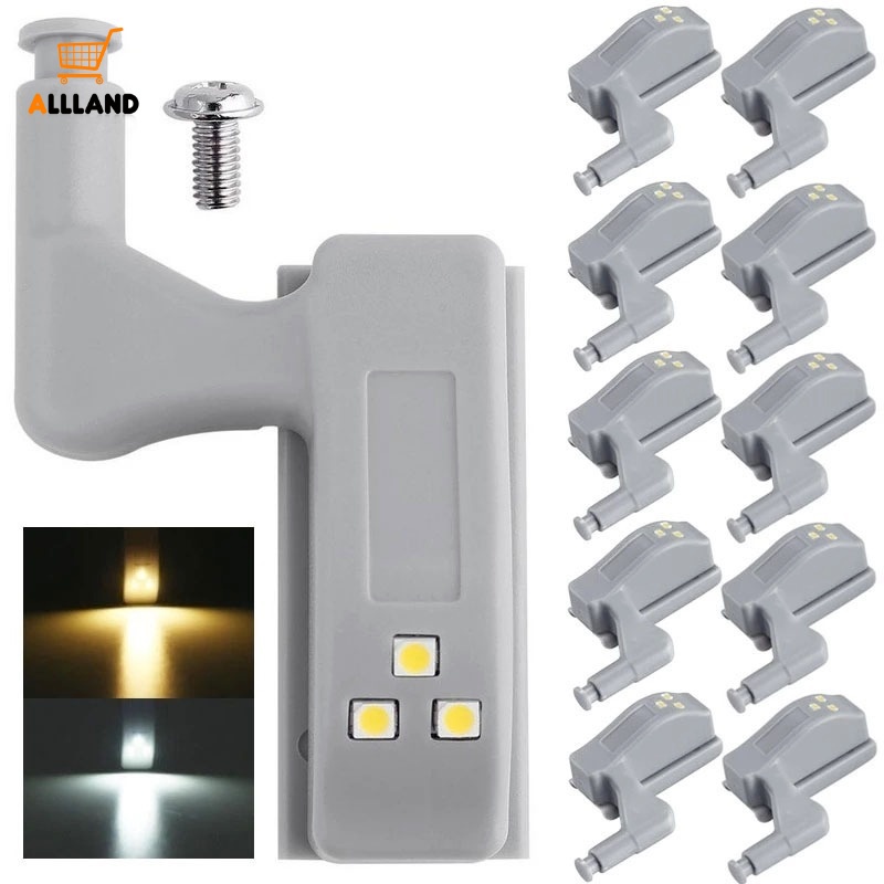 1 Đèn LED Thông Minh Gắn Bản Lề Cửa Tủ
