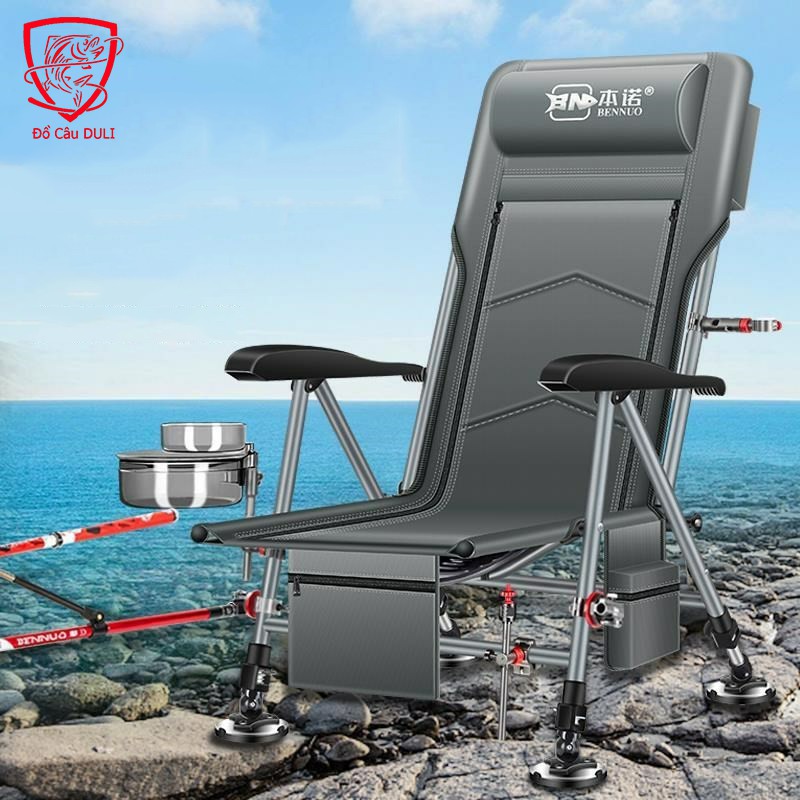 Ghế săn hàng câu đài Bennuo có thể gấp gọn, dễ dàng điều chỉnh tư thế xử lí mọi địa hình KK-29