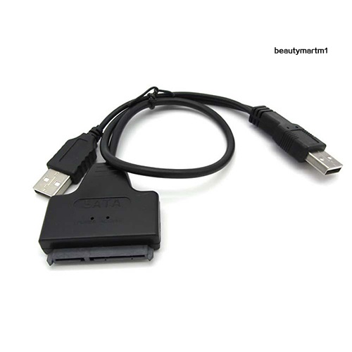Cáp Chuyển Đổi Usb 2.0 Sang 2.5inch 22 7 + 15 Ata Sata 2.0 Hdd / Ssd | BigBuy360 - bigbuy360.vn