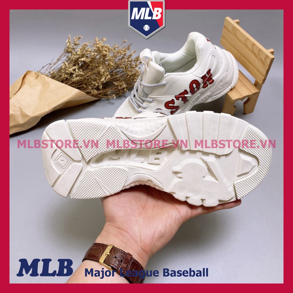 Giày MLB Boston Nam Nữ, Giày Boston Nữ Sneaker Da Bò Cao Cấp Đế Tăng Chiều Cao 4cm | BigBuy360 - bigbuy360.vn