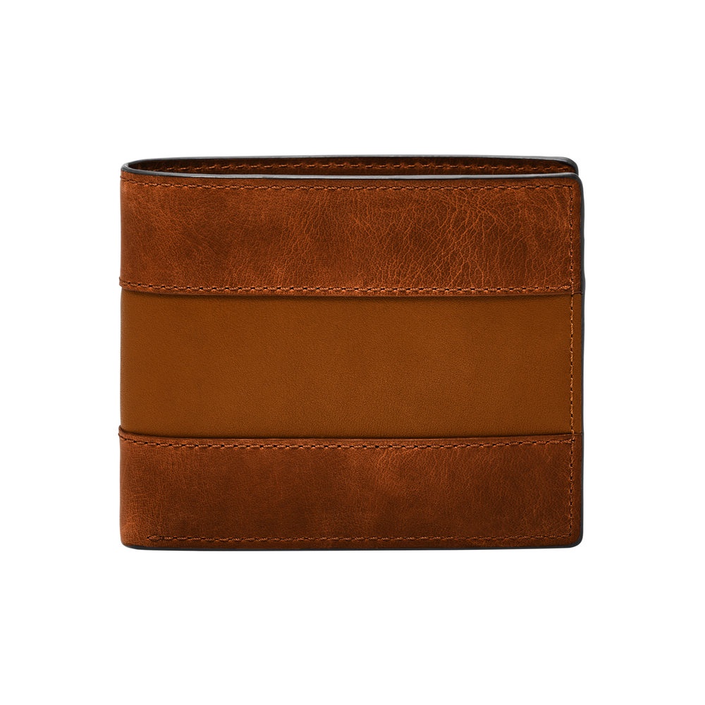 Ví da nam Fossil Everett Wallet ML4400210- nâu