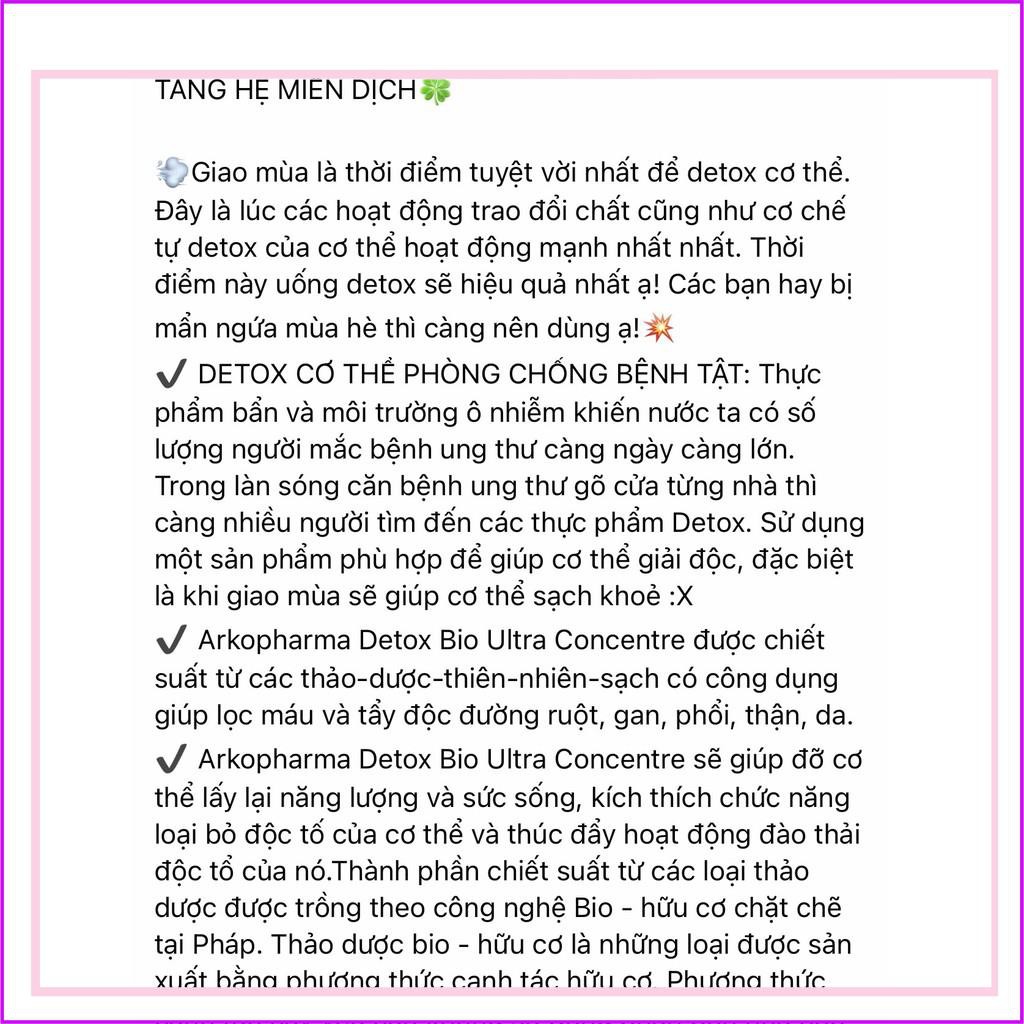 Thải độc cơ thể Arkopharma Detox bio liệu trình 30 ống nội địa Pháp | BigBuy360 - bigbuy360.vn