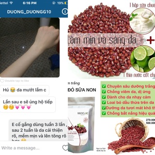 Bột Đậu Đỏ Sữa Non