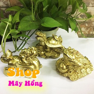 Combo 3 tượng cóc và  tỳ hưu  và long quy mang tài lộcchỉ 279k 3 tượng như hình