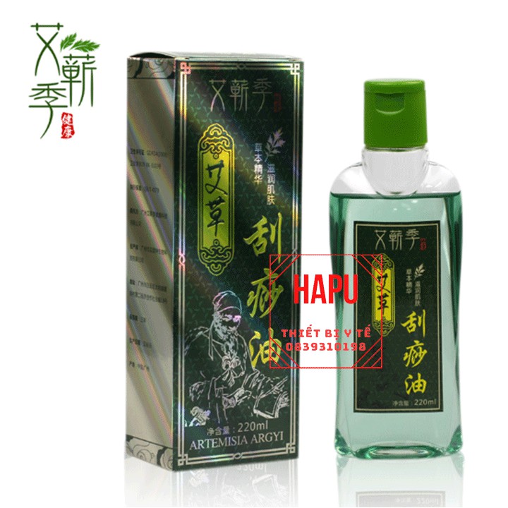 Dầu gừng, dầu ngải giảm béo đả thông kinh lạc 220ml