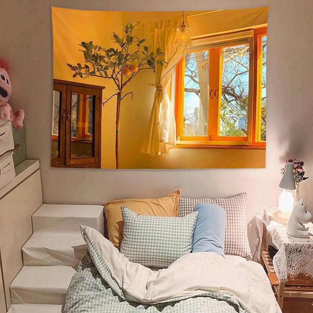 Tranh Vải Treo Tường Trang Trí Hình Phong Cảnh Biển 100x70 / 130x150cm