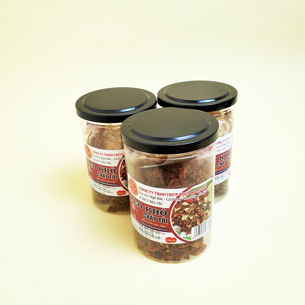 Khô Heo cháy tỏi sợi nhỏ loại 1 hũ 230g | BigBuy360 - bigbuy360.vn