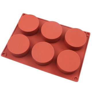 Khuôn silicone Làm Bánh 6 Ô Tiện Lợi