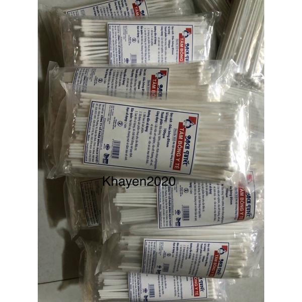 Tăm phi y tế bông bạch tuyết