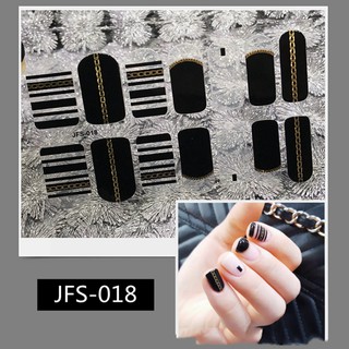 Miếng dán móng tay Silicon - Nail Wraps (14 miếng dán khô)