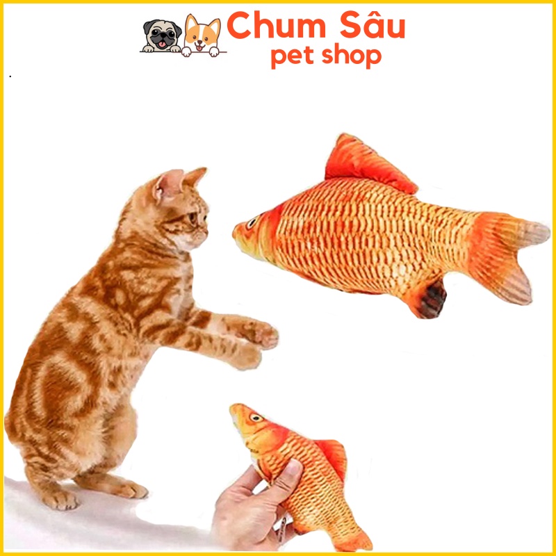 Đồ Chơi Con Cá Nhồi Bông Cho Chó Mèo
