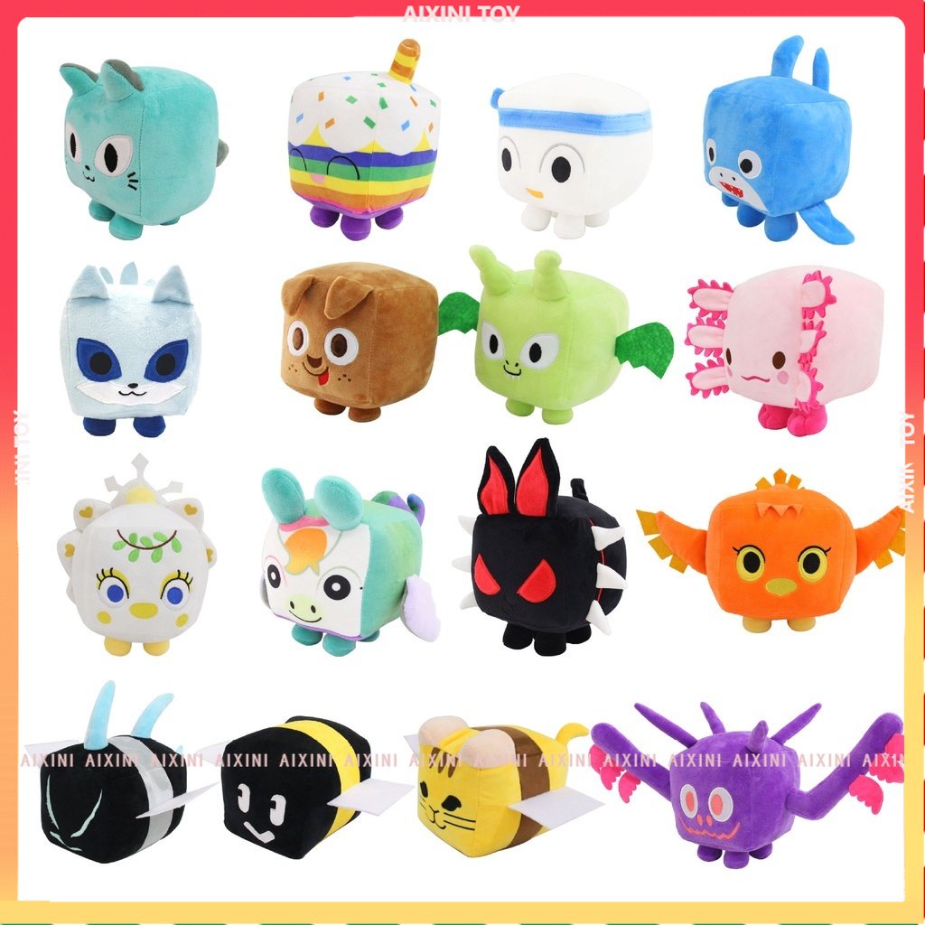 🔥Roblox Pet Simulator X🔥 Thú nhồi bông hình mèo Axolotl 16cm cho bé pet simulator x