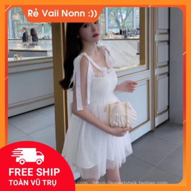 🌈FREESHIP🌈 Đầm công chúa ngắn vôn lưới đẹp xuất sắc (Siêu đẹp )