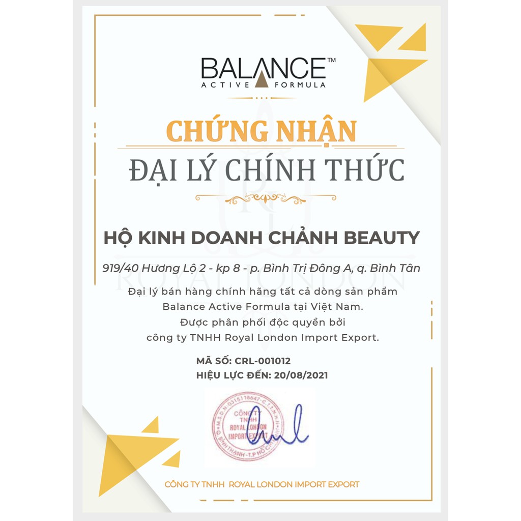 Tinh chất dưỡng da Balance