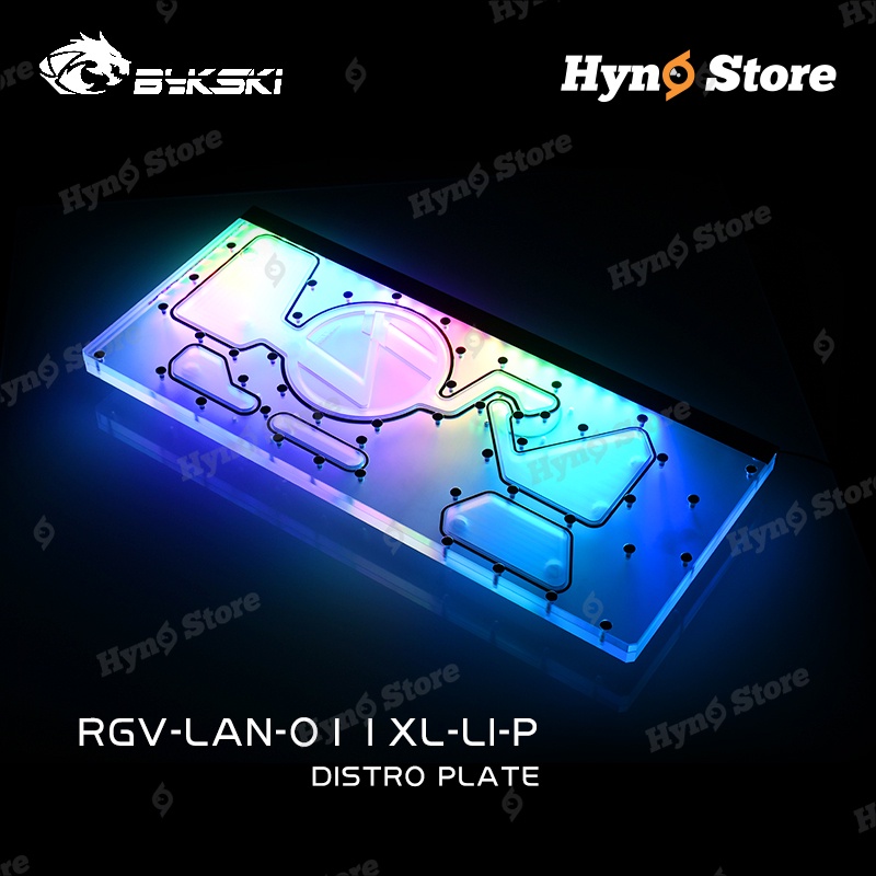 Distroplate tấm tank mặt trước case Lianli O11 XL Tản nhiệt nước custom Hyno Store