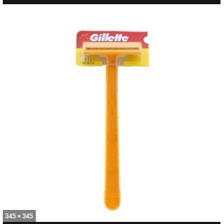 Dao cạo râu cán VÀNG Gillette Superthin II lưỡi đôi
