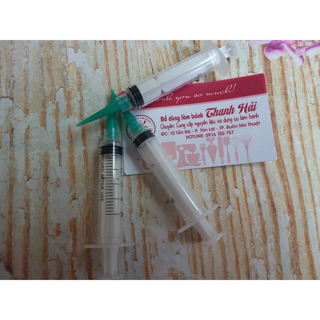 Ống Bơm Rau Câu ( Set 20 Cái).