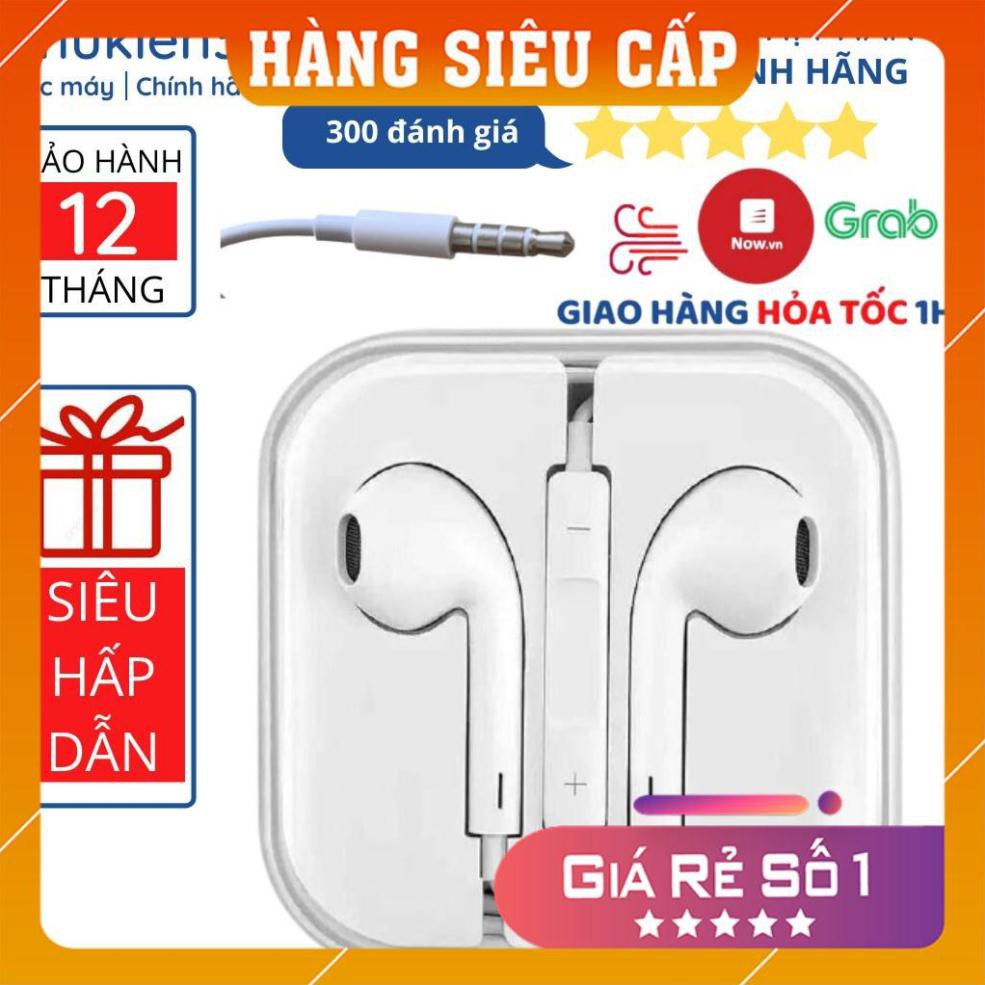  [FREESHIP-TOÀN QUỐC] Tai nghe 6 6s plus chính hãng chân tròn 3.5mm