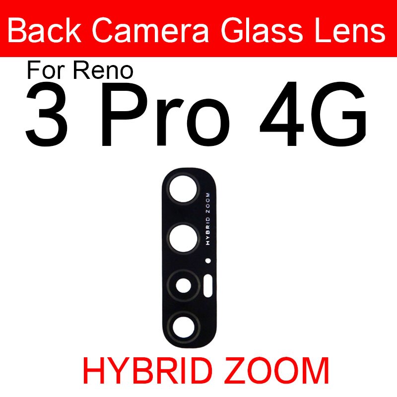 Lưng Thấu Kính Camera Sau Thay Thế Kèm Keo Dán Cho Oppo Reno 3 3pro 4 4pro Ace Ace2 4g 5g