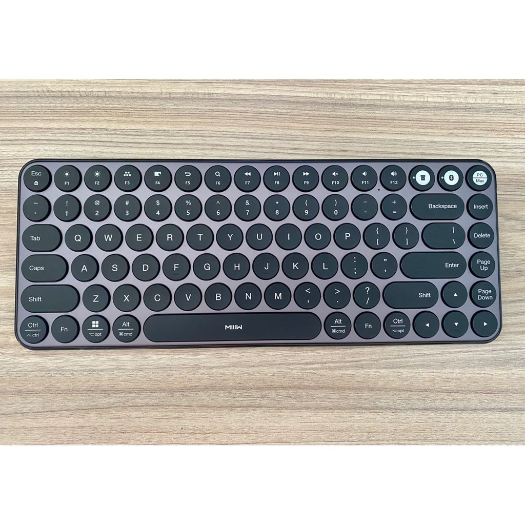 2 Thiết bị | Bàn phím không dây Hợp Kim Nhôm 𝗫𝗶𝗮𝗼𝗺𝗶 MIIIW MWBK01 - Keyboard Xiaomi MIIIW Bluetooth & 2.4GHz - MiHouse