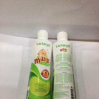 Sữa tắm gội trẻ em lactacyd milky 250ml