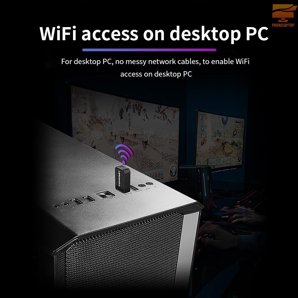 USB Wifi Ptp Comfast Cf-812Ac Ac 1300mbps 2.4g 5.8ghz