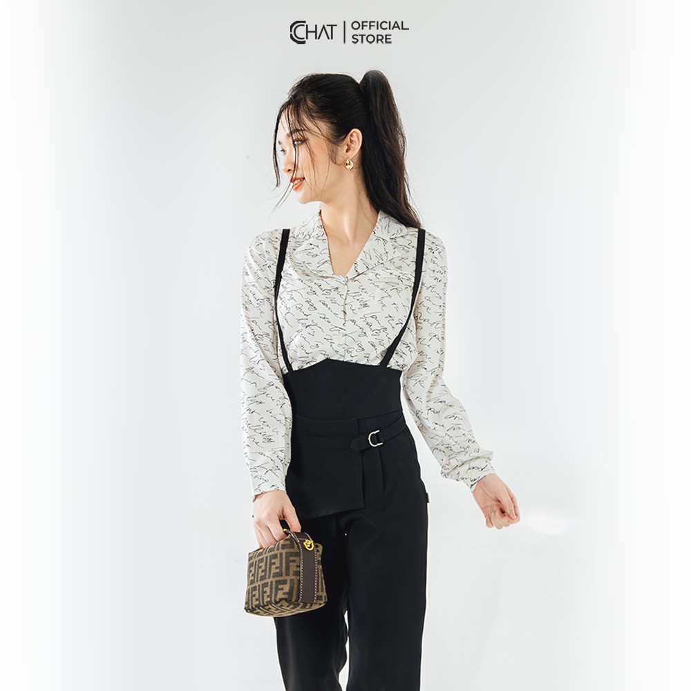 Quần yếm đai eo CCHAT