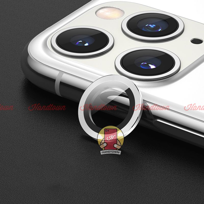 Dán Kính Cường lực bảo vệ viền camera 3 mắt rời cho iP 11 12 13 / mini / Pro / PROMAX / XR cứng chống trầy xước