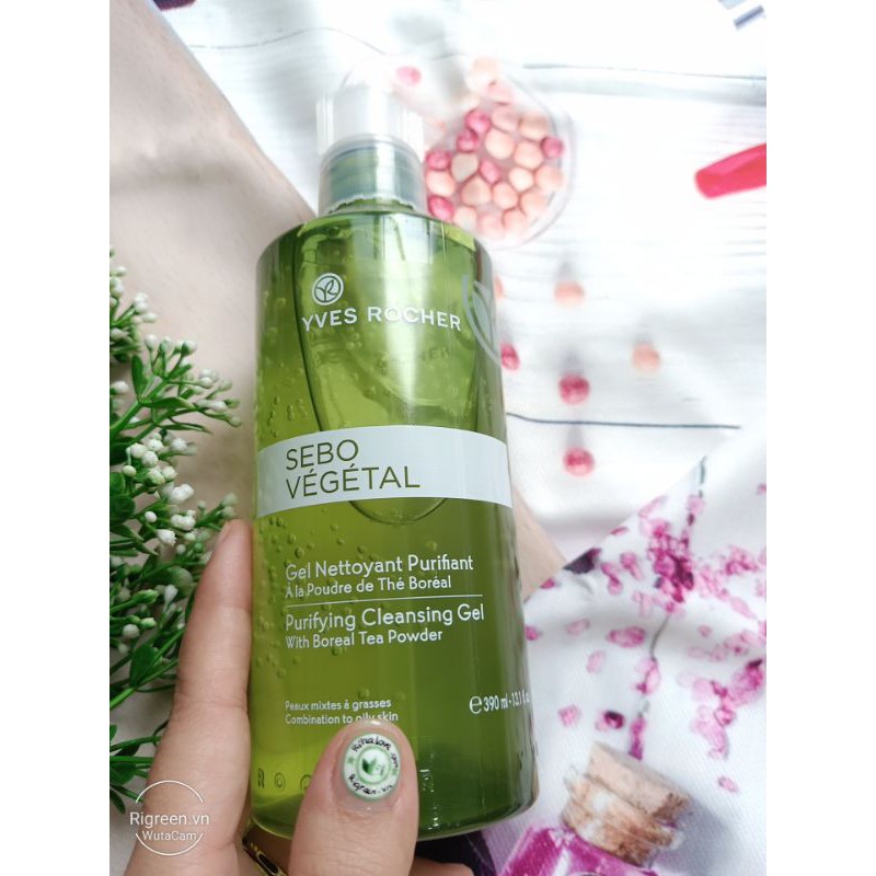 Sữa rửa mặt 390 ml Sebo Vegetal Yves Rocher - chai vòi