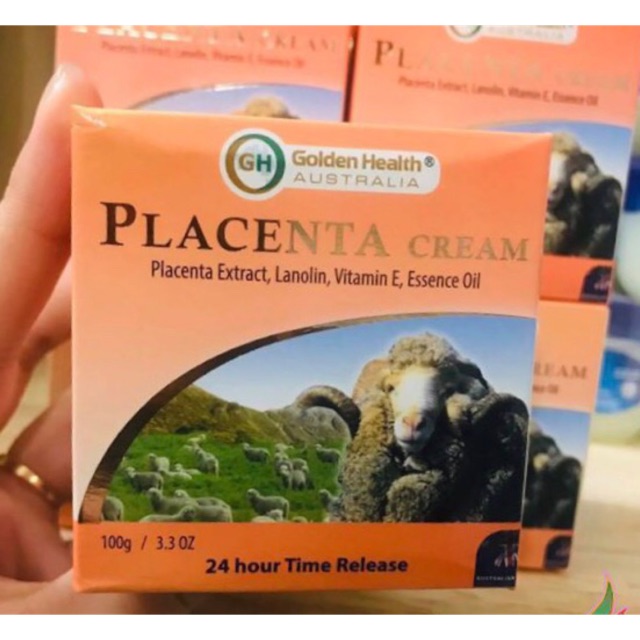 KEM NHAU THAI CỪU Golden Health Placenta Cream 100gr date mới nhất