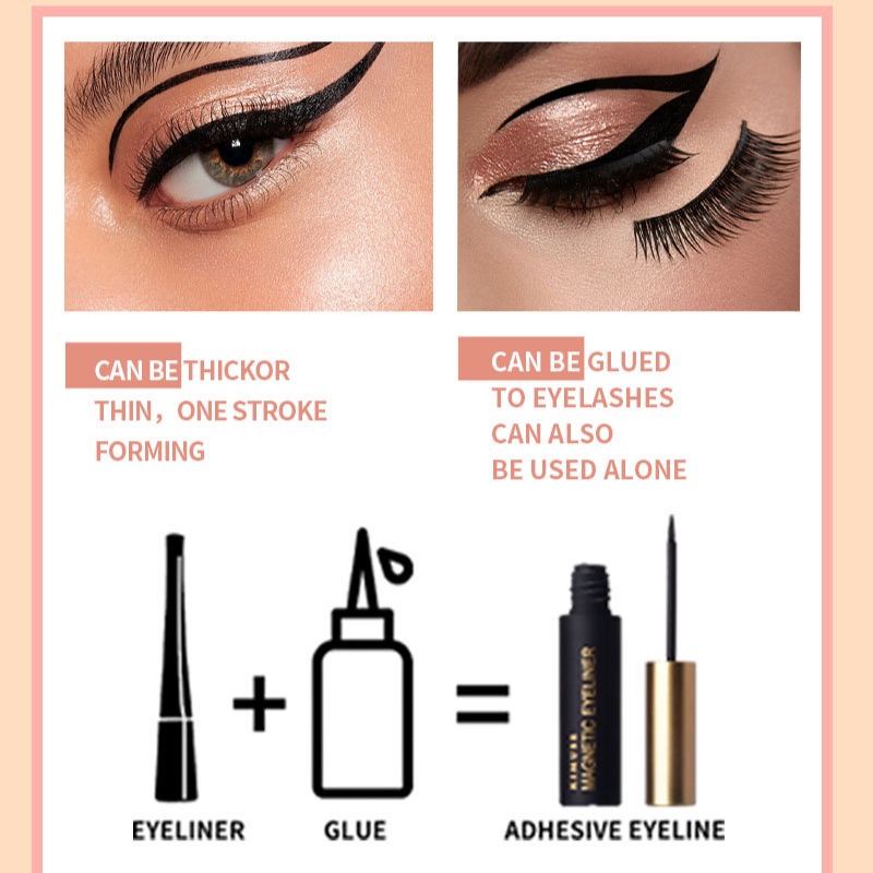 [Hàng mới về] Bút kẻ mắt KIMUSE có từ tính dễ sử dụng đa năng