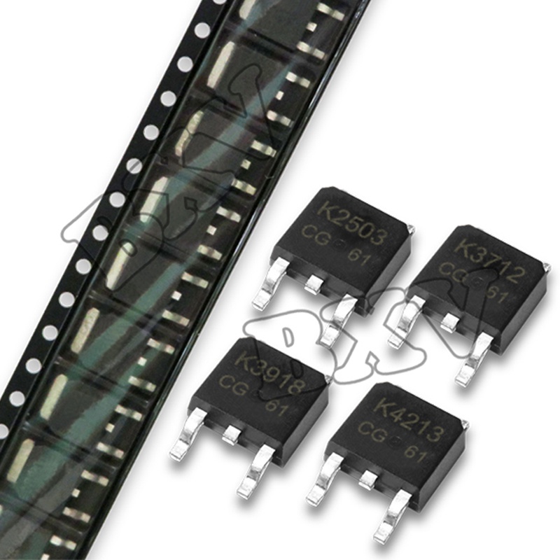 Set 10 Ống Thủy Tinh 2SK3918 K3918 TO-252 2SK2503 K2503 2SK3712 K3712 2SK3377 K3377 2SK3850 K3850 2SK3919