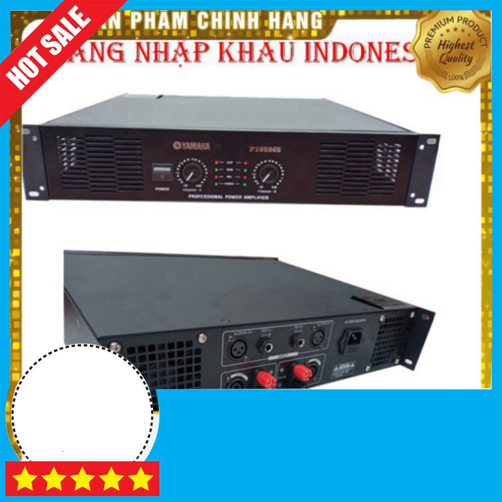 Cục đẩy công suất loại 1 YAMAHA P10500S công suất đẩy mạnh mẽ 2600W khuếch đại tín hiệu ra loa bảo hành 12 tháng