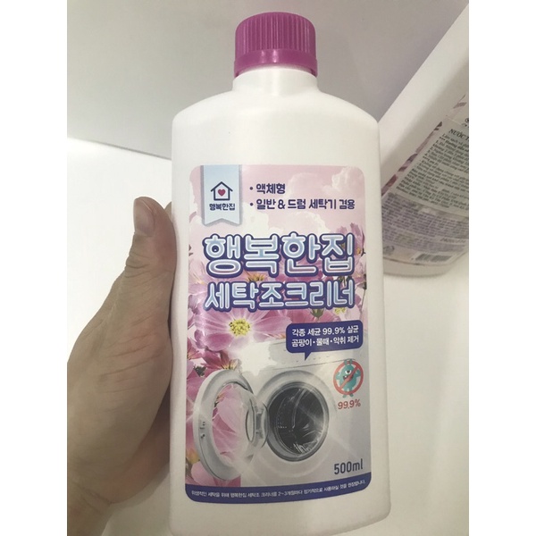 Nước tẩy lồng máy giặt hương hoa Hàn Quốc haengbokanjip 500ml KHỬ KHUẨN
