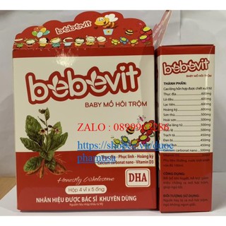 Bebevit baby giúp bồi bổ khí huyết ,giảm các triệu chứng ra mồ hôi trộm