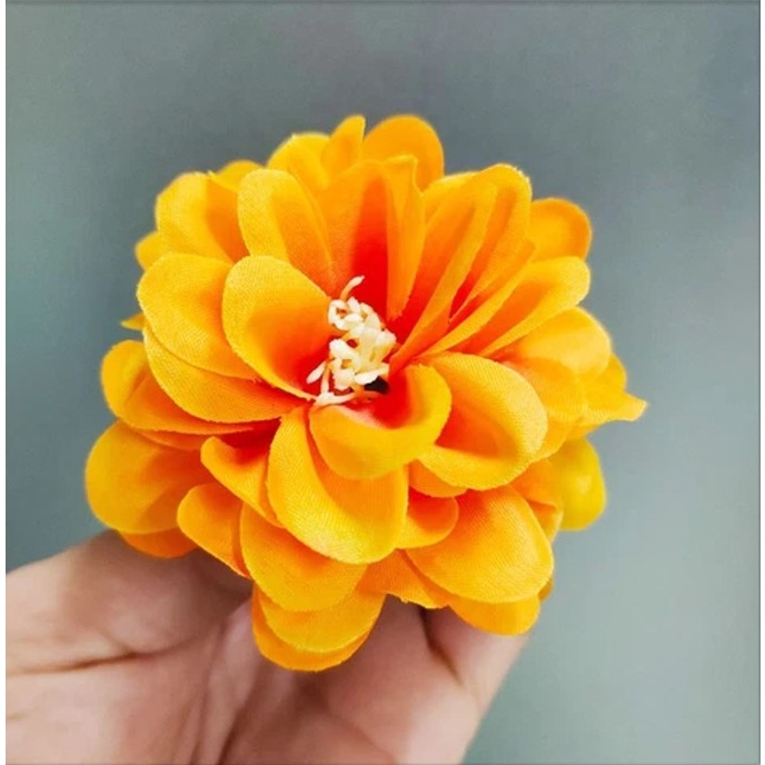 Hoa trang trí bánh sinh nhật  hoa lụa cúc pháp trang trí bánh kem