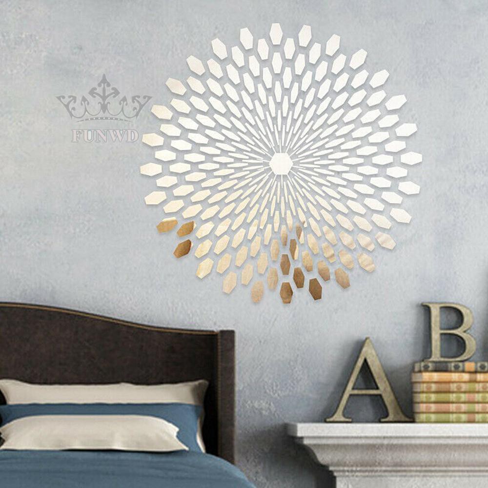 Gương dán tường Acrylic 3D có thể tháo gỡ màu sắc lựa chọn