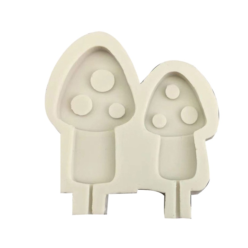Khuôn Silicone Làm Bánh Kẹo Hình Cây Nấm DIY