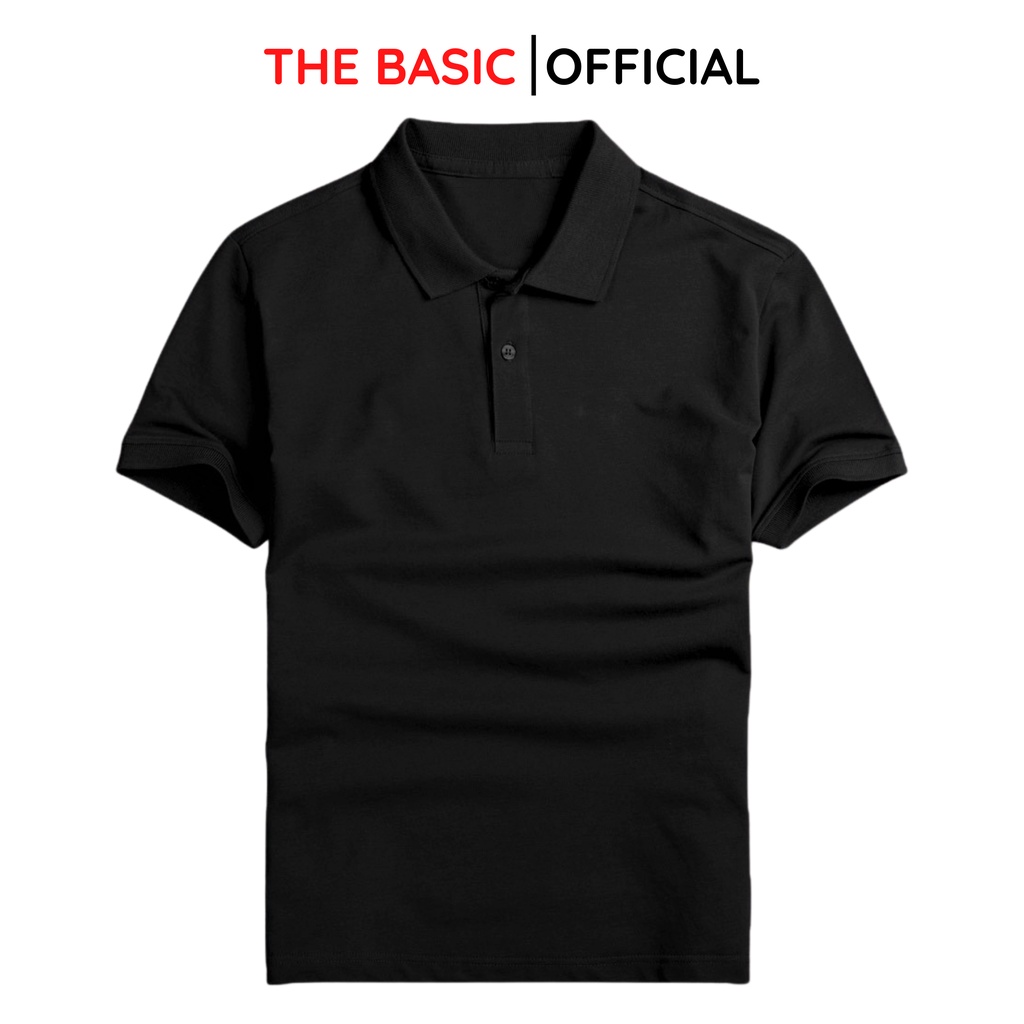 Áo thun Polo nam cổ bẻ BASIC vải cá sấu CVC kháng khuẩn, chống nhăn, thoáng mát, form thoải mái - THE BASIC