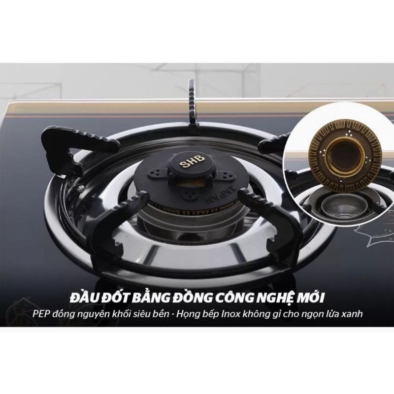 Bếp gas đôi SUNHOUSE SHB3226