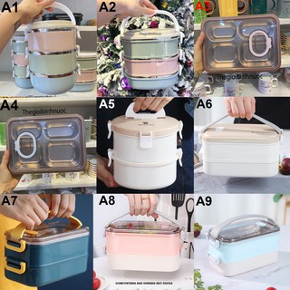 Tổng Hợp Các Mẫu Hộp Cơm Giữ Nhiệt 2 & 3 & 4 Tầng