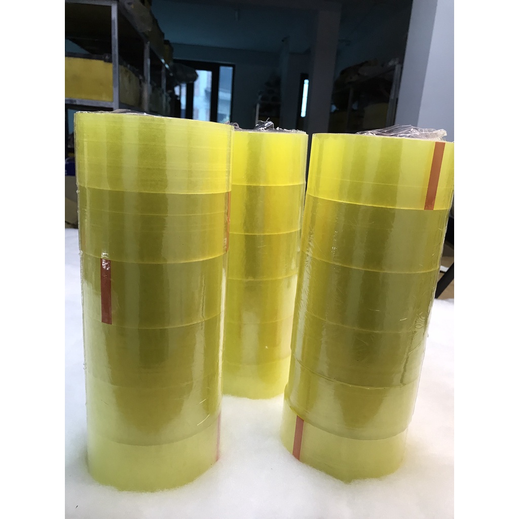 Băng dính trong 48mm x 100yard lõi giấy siêu dính