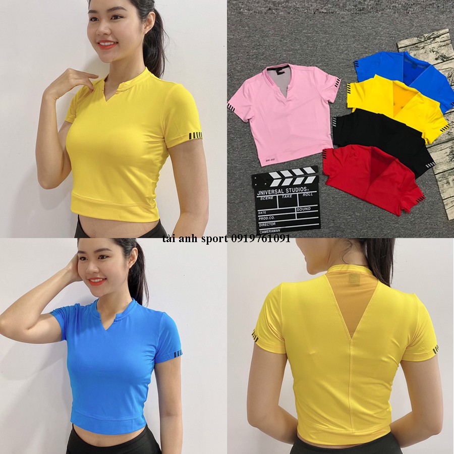 Áo Croptop ❤️ FREESHIP ❤️ Áo Croptop Thể Thao Nữ Tập Gym Yoga