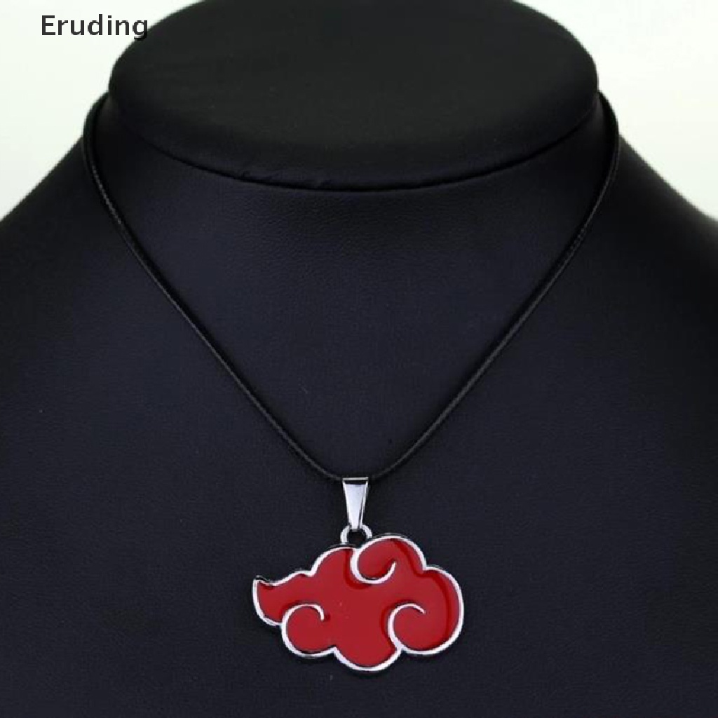 Naruto Akatsuki Vòng cổ bằng hợp kim mây đỏ