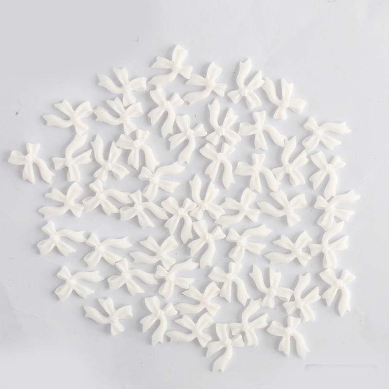 Dây Ruy Băng Dài Đính Nơ 3D Trang Trí Móng Tay Nghệ Thuật Thời Trang