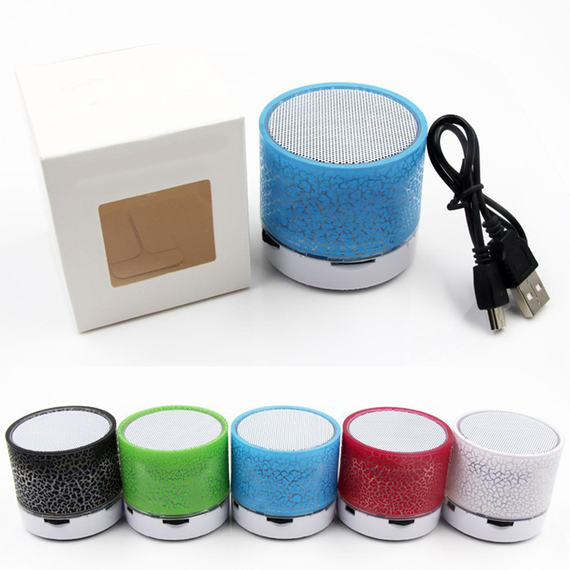 Loa Bluetooth Mini Có Đèn Led Nhiều Màu Hỗ Trợ Giao Diện Usb / Aux / Tf / Fm Thẻ Yiyue