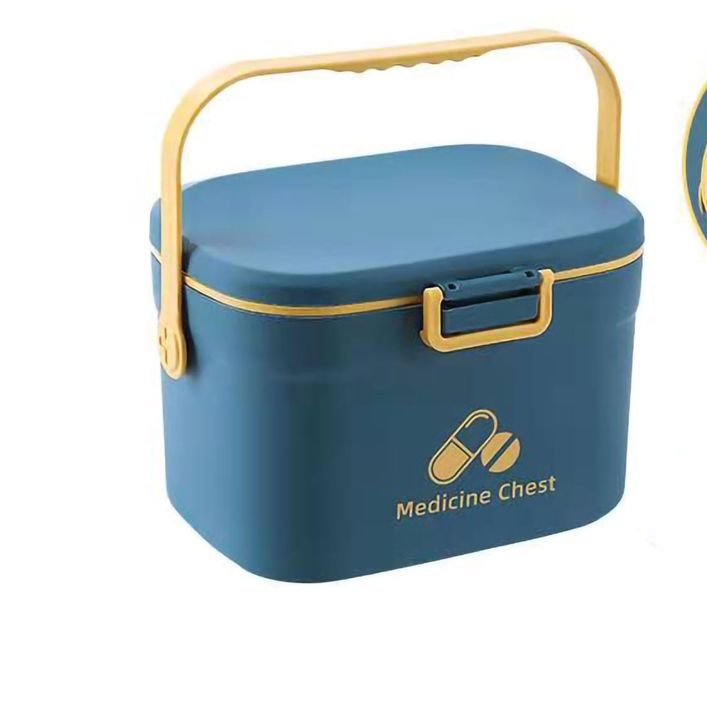 Có thể bán buôn Hộp đựng thuốc May thiếc PP 2 lớp Di động cho Văn phòng tại nhà Virgina056 Hàng giao ngay