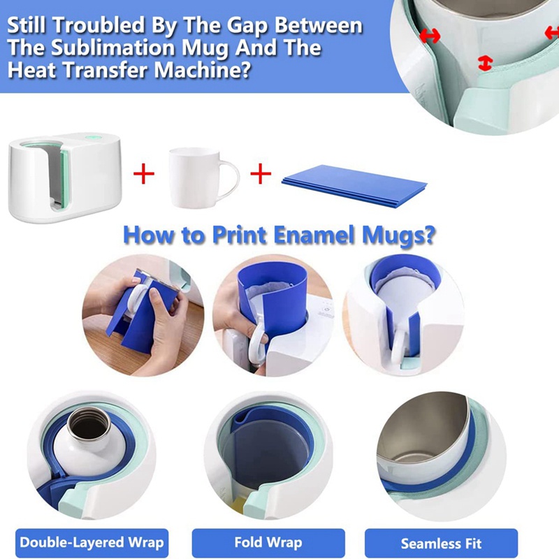 Tấm Bọc Cốc Bằng Silicone Dày Dặn Kèm 3 Miếng Lót Chịu Nhiệt Tiện Dụng