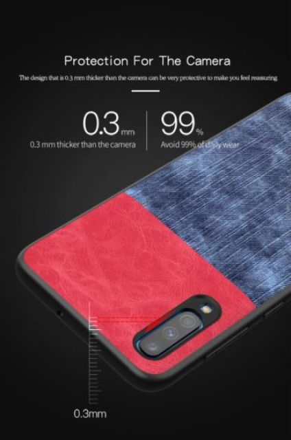 Ốp lưng Vsmart Live chống sốc vân da bò ( Lưu ý hơi lệch cam